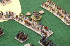 Les archers Daces progressent faces aux Sassanides.