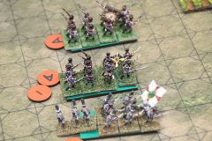 Infanterie Prussienne en difficulté.