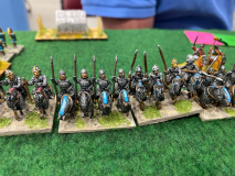 Des cataphractes Palmyriens partent de leur camp.
