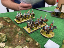 Les cuirassiers Autrichiens en ordre de charge.